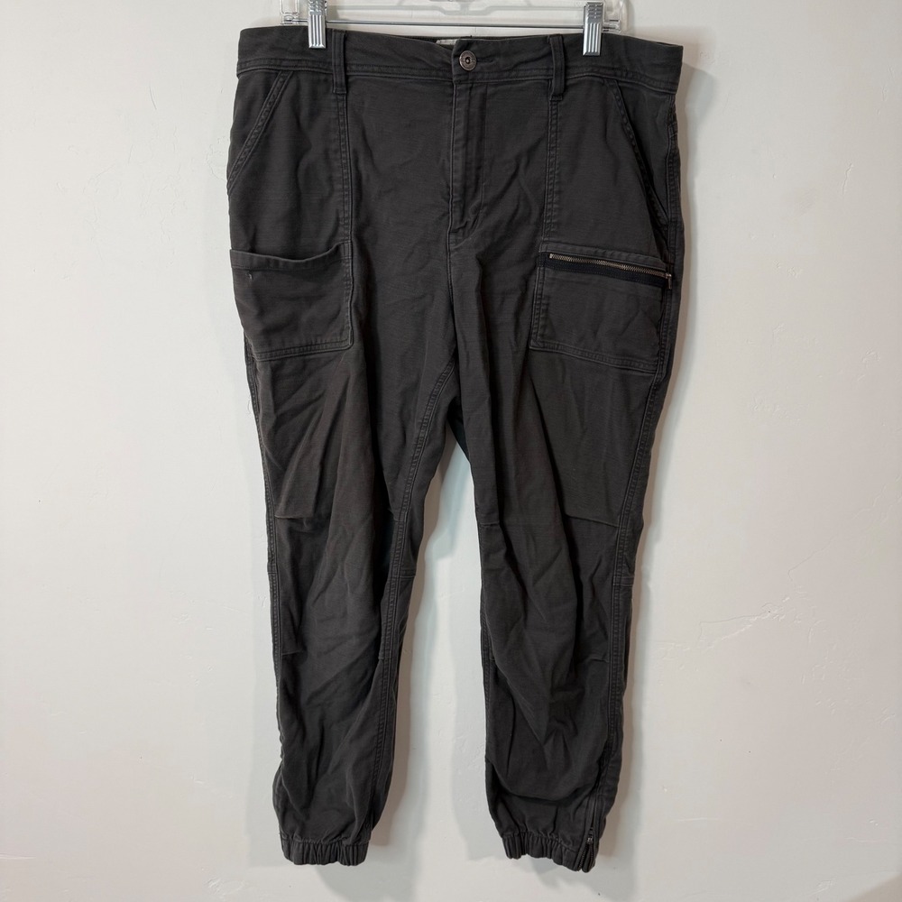 REI Co-op Womens Trailsmith Jogger Pants 16 Utility Zips Ankle Cargo